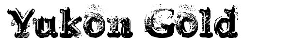 Yukon Gold font preview